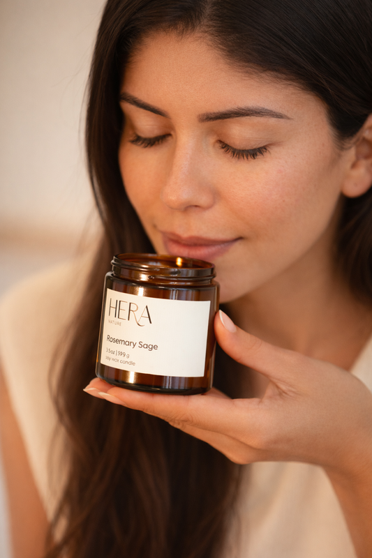 Rosemary sage Travel Soy  Candle