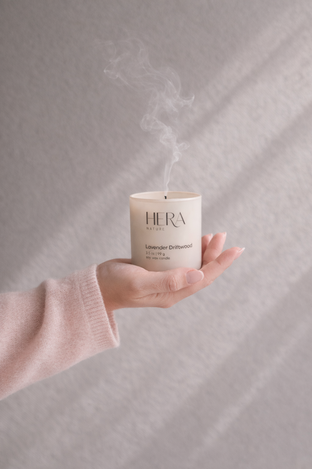 Lavender Driftwood Travel Soy Candle