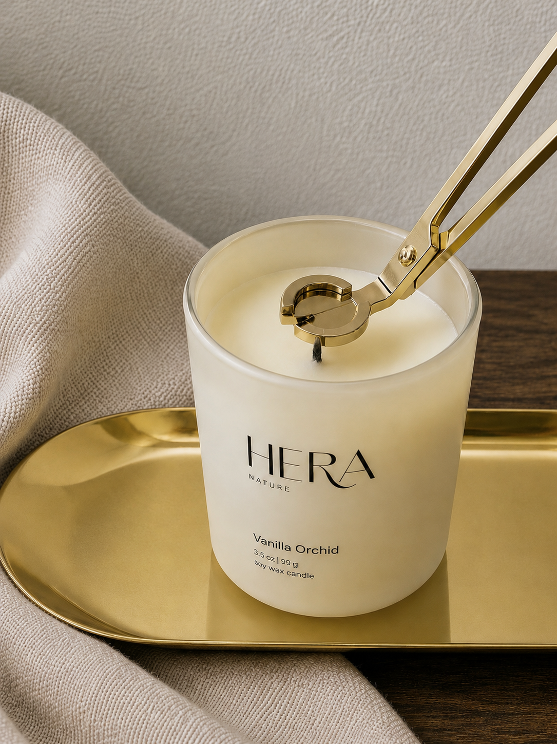 Vanilla Orchid Travel Soy Candle