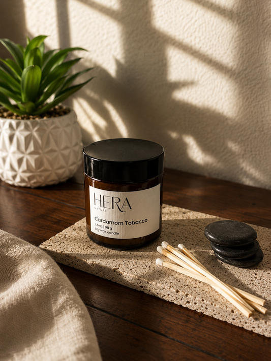 Cardamom Tobacco Travel Soy Candle