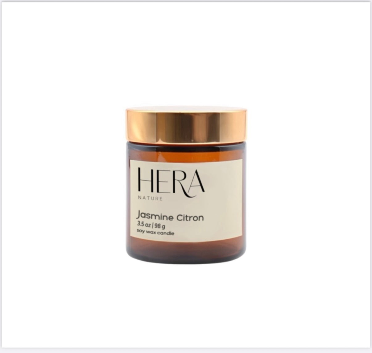 Jasmine Citron Travel Soy Candle