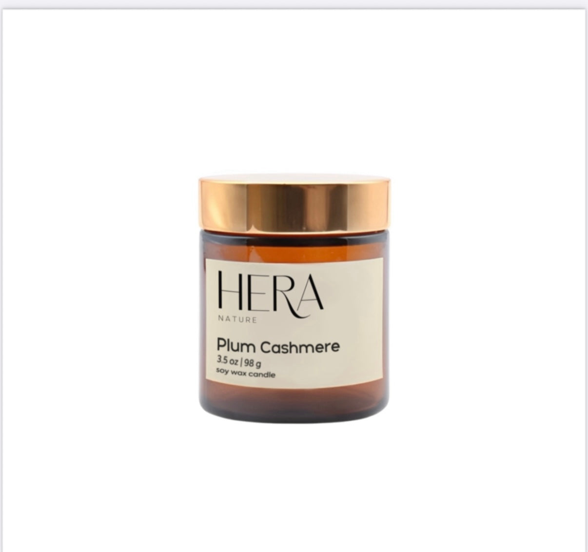 Plum Cashmere Travel Soy Candle