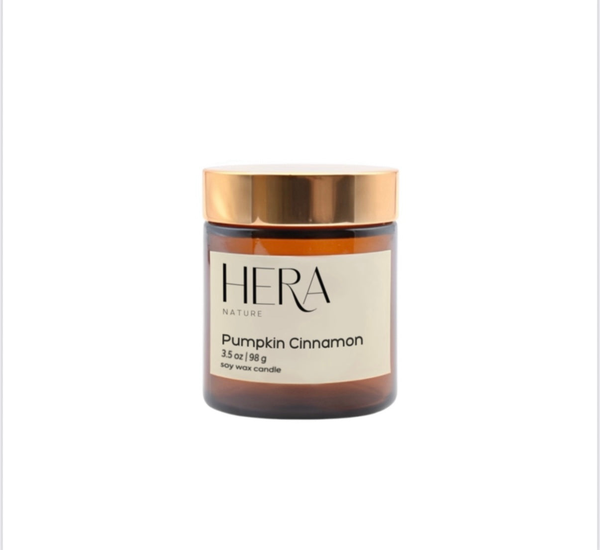 Pumpkin Cinnamon Travel Soy Candle