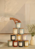 Load image into Gallery viewer, Cardamom Tobacco Luxe Soy Candle, Cream
