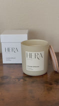Load and play video in Gallery viewer, Lavender Driftwood Luxe Soy Candle, Cream
