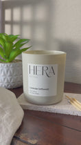 Load and play video in Gallery viewer, Lavender Driftwood Luxe Soy Candle, Cream
